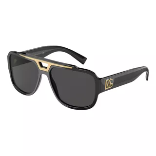 Lentes Sol Dolce & Gabbana Dg4389f Iconic Bridge Pilot 59mm