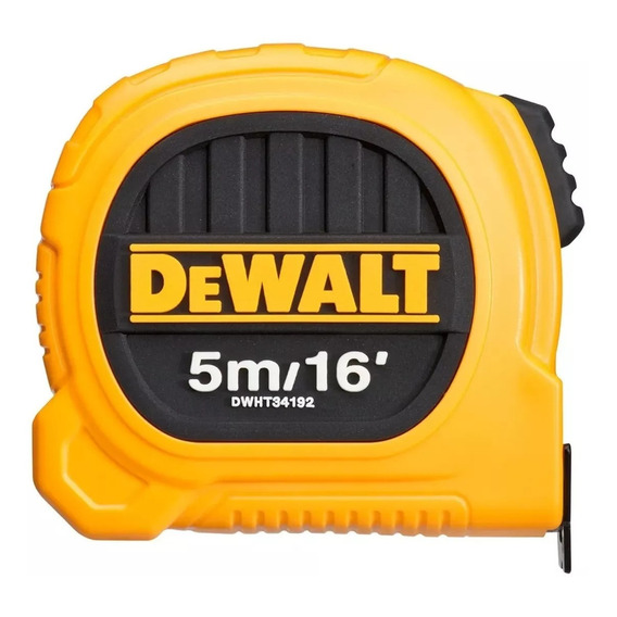 Huincha De Medir 5m/16' Diseño Compacto Dewalt Dwht34192l Eo