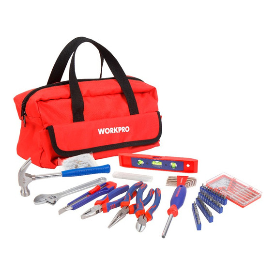 Kit / Set Herramientas Para Hogar 166 Pzas Workpro Wp209073