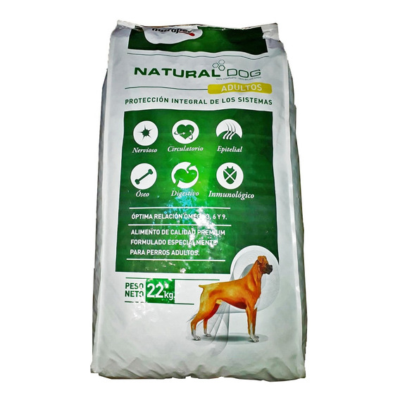 Alimento Nutrapet Natural Dog Premium para perro adulto en bolsa de 22kg