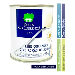 São Lourenço Leite Condensado 345g Diet E Não Contem Glúten