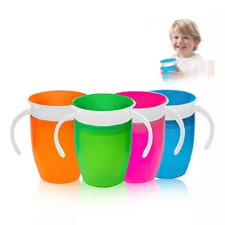 Vaso 360° Bebes Antiderrame Silicona  Ideal Niño Y Bebe