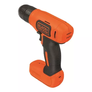 Taladro Rotacion 8v.ion Lito Black&decker Ld008-b3 Color Naranja 8v