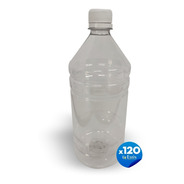 Botellas Plasticas Pet  1 Litro Tapa Rosca X 120 Un