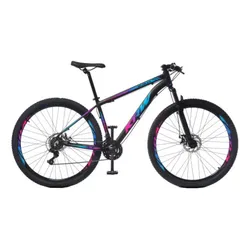 Bicicleta Aro 29 Krw Alumínio 24 Vel Freio A Disco Suspensão Dianteira X42 Cor Preto/Rosa e Azul Tamanho Do Quadro 21 no Mercado Livre com oferta e cupom de desconto