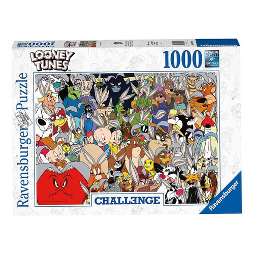 Looney Tunes Challenge Puzzle 1000 Pz Ravensburger 70x50cm