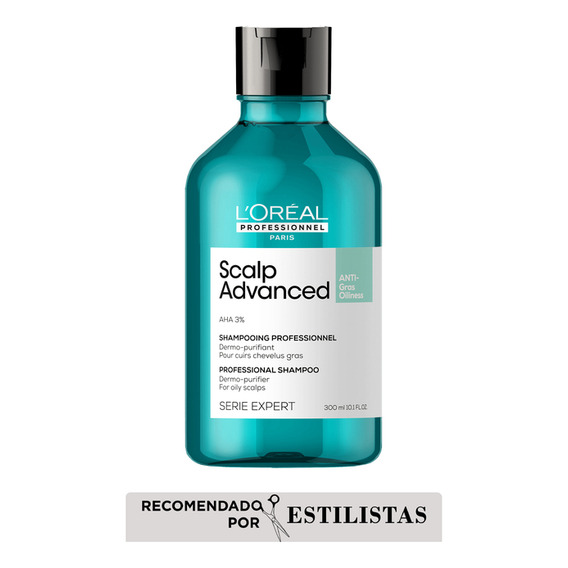 Shampoo L'oréal Professionnel Limpieza Profunda Scalp Advanced 300ml