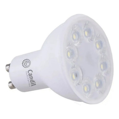 Pack X10 Lampara Dicroica Led 7w Dimerizable Gu10 Luz Desing