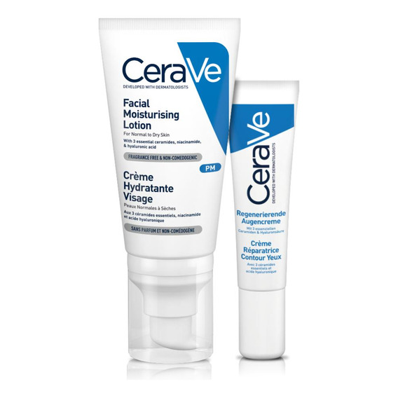 Pack Cerave Loción Hidra. 52ml + Crema Hidra. Ojos 14ml