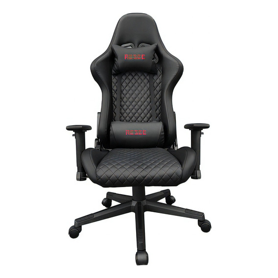 Silla Gamer Ergonómica Reclinable Adjustable Silla Oficina Color Negro