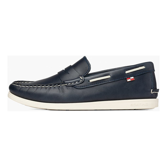 Mocasin Clasico Azul New Harbour Hombre Boating