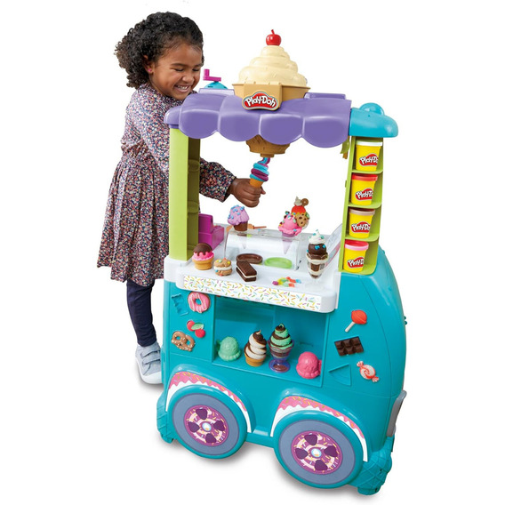 Camión de Helados Kitchen Creations Hasbro Play-Doh Masas Moldeables