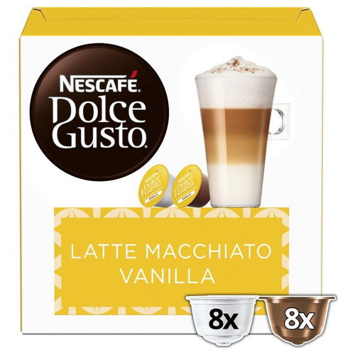 Café NESCAFÉ® Dolce Gusto® Latte Macchiato Vanilla 16 Cápsulas