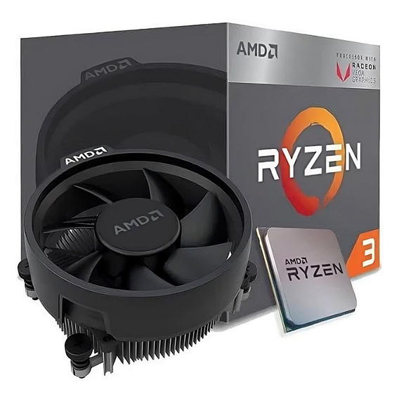 Procesador gamer AMD Ryzen 3 3200G YD3200C5FHBOX  de 4 núcleos y  4GHz de frecuencia con gráfica integrada