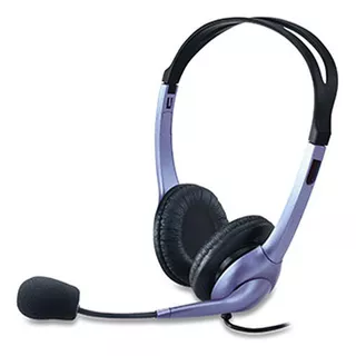 Audífonos Genius Hs-04s Azul Y Negro