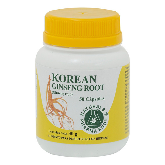 Ginseng Rojo Koreano 500 Mg X 50 