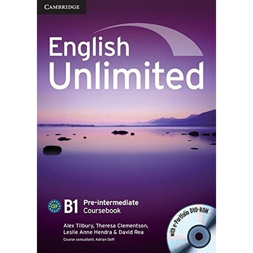 English Unlimited Pre-int.- Student Book + Dvd-rom Tilbury,