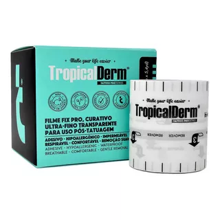 Tropicalderm Fix Pro - Filme Protetor Para Tatuagem - 5x5m