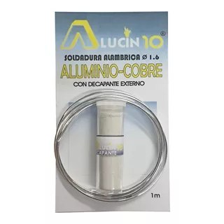 Alucin 10 - Soldadura Aluminio-cobre Con Decapantante