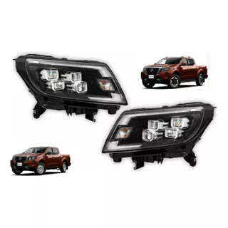 Faros Led Nissan Np300 Frontier  2021 2022 2023 Conversion