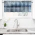 Cenefas De Cocina Azul Y Gris Para Ventanas, Cenefa