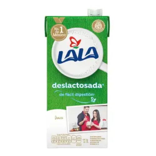 Leche Lala Deslactosada 12 Pzas De 1 L C/u