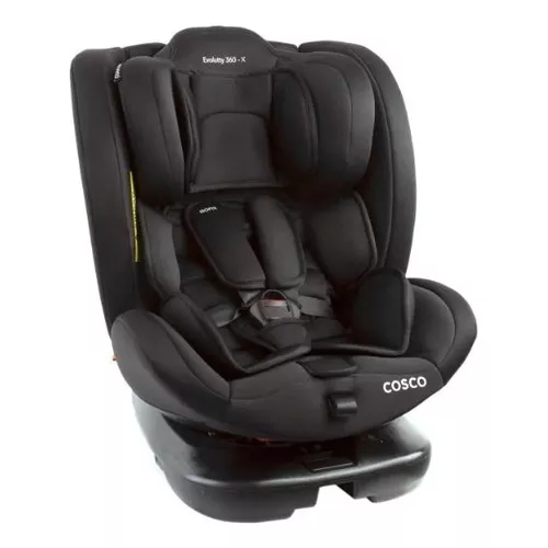 Asiento elevador de coche para niños Burigotto con Isofix, color negro