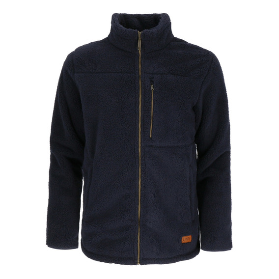 Chaqueta Peludo Pardo Hombre Navy Doite