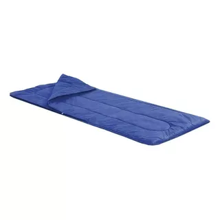 Saco De Dormir Para Acampamento Azul Solteiro 192x75 Cm