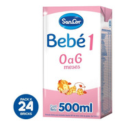 Leche Sancor Bebe 1 (0 A 6m) Nut. Comp. 500ml X 24 Uni
