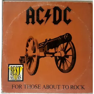Lp Ac/dc - For Those About To Rock - Atlantic 1981 - Vinil