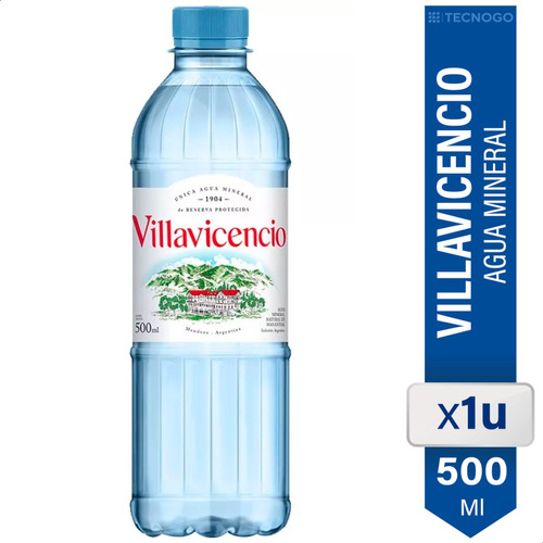 Agua mineral Villavicencio sin gas 500ml