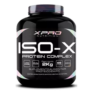 Iso-x Whey Protein Complex 2kg Xpro Nutrition Sabor Morango