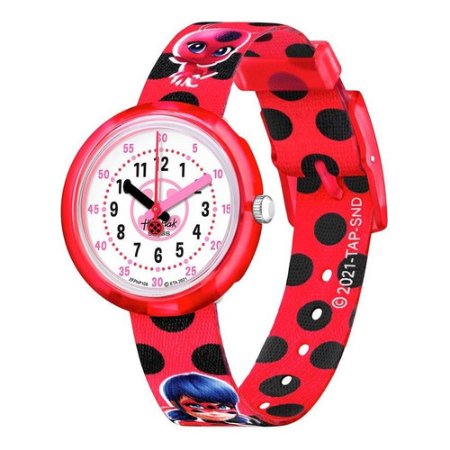 Reloj Infantil Flik Flak Miraculous Ladybug Zfpnp106