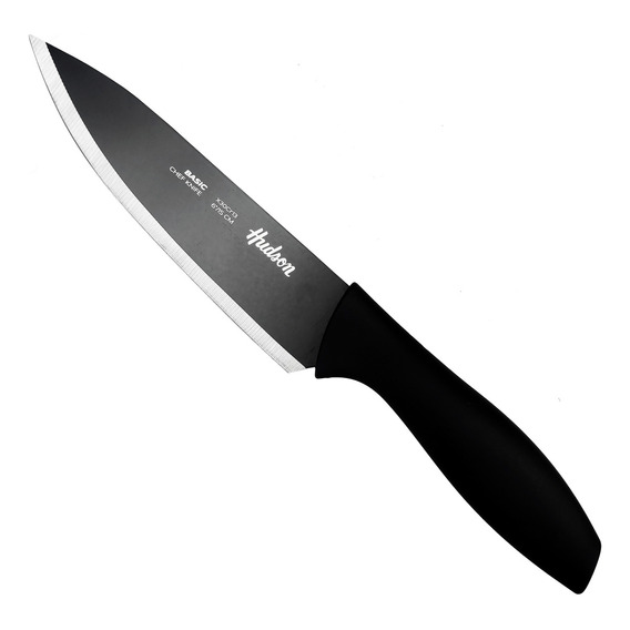 Hudson Basic BSCH06 cuchillo cheff 6" antiadherente color Negro