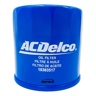 Filtro De Aceite Acdelco Beat L4 1.2l 2018 A 2019
