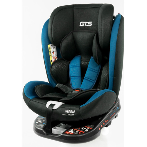 Butaca Infantil Para Auto Gts Senna Giratoria 0 A 36 Kg Color Azul Negro