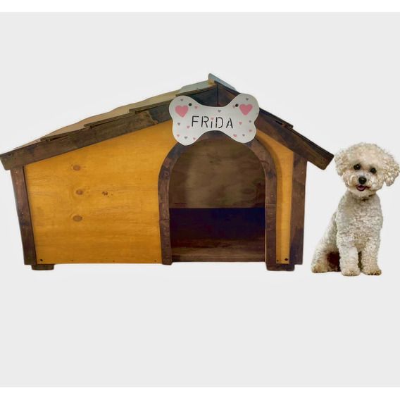 Casa Premium Madera Para Perro (con Dos Regalos Incluidos)