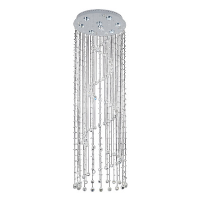 Plafon Serpentina 8 Luces 54 Cm Lluvia Cristal Led Gu10 Mg