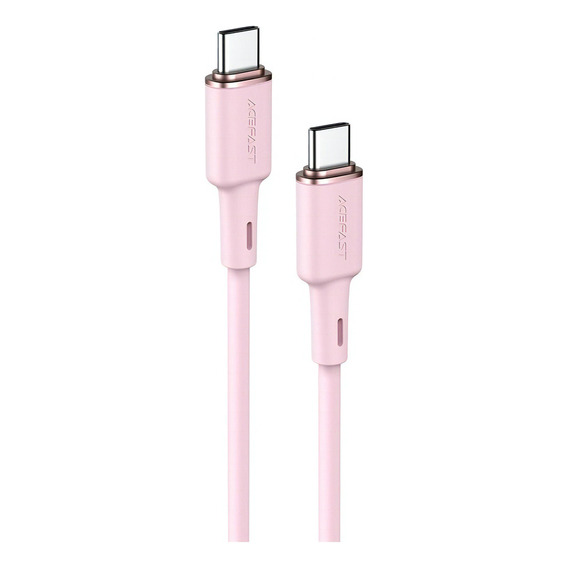 Cable De Carga Y Datos Usb-c To Usb-c Acefast Color Rosa
