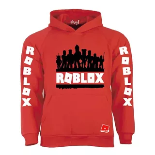 Polerón Canguro Roblox Siluetas Full 2.0 Niños, Jóvenes