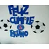 Cartel Atras Torta Barcelona Psg Futbol Club Goma Eva