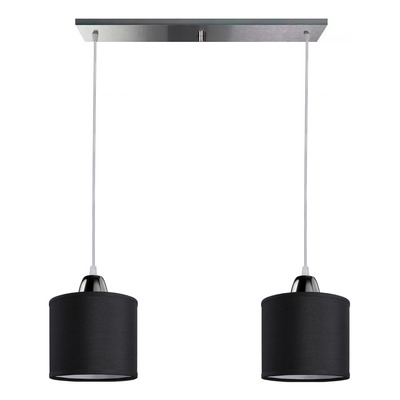 Colgante 2 Luces Pantallas Deco Moderno Directo De Fabrica