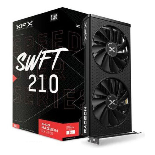 Tarjeta De Video Gamer Xfx Rx7600 Speedster Swft 210 8gb