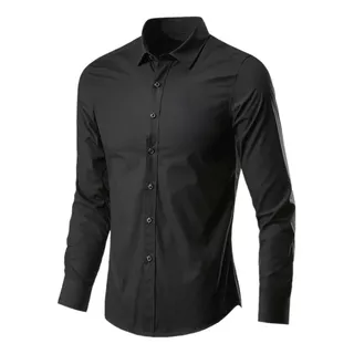 Camisa Manga Longa Social Masculina Para Logomarca Sublimada