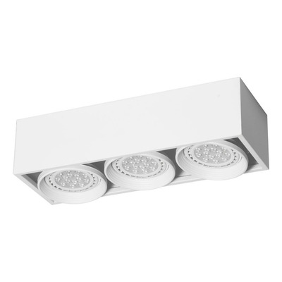 Plafon Cardanico 3 Luces Blanco Apto Led Ar111 Gam G3bt