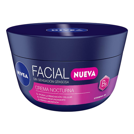 Nivea Crema Facial Cuidado Noche B5 100g - g