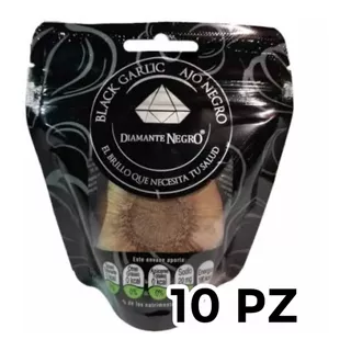 Ajo Negro Organico Gourmet Diamante Negro 10 Cabezas