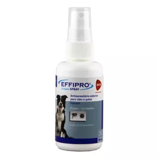 Spray Antipulgas Carrapatos Virbac Effipro Cães Gatos 100ml