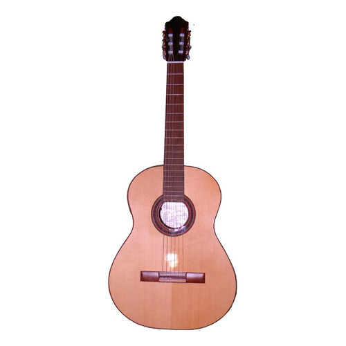 Guitarra Criolla Clasica Fonseca Modelo 50ec Con Ecualizador Color Natural Orientación De La Mano Derecha